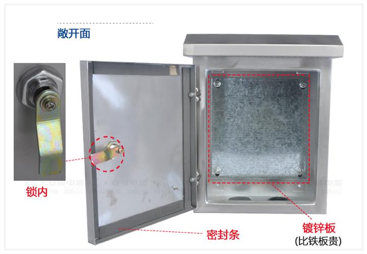 不銹鋼配電箱生產廠家價格與尺寸解析 400*500*200型號及樂清安固電器廠工業插座產品推薦
